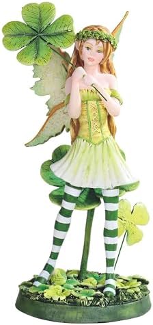 ICE ARMOR 725 Inch Clover Fairy Statue Decor