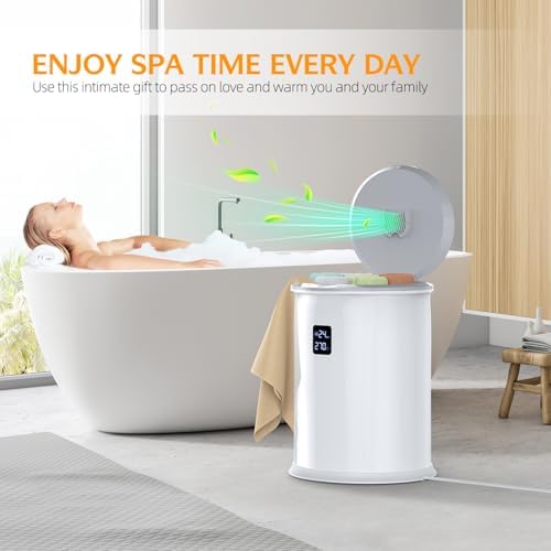 Luxury Hot Towel Warmer with LED Display and 24-Hour Delay