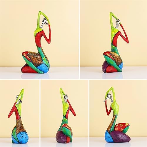 Suruim Colorful Abstract Woman Sculpture Home Decor