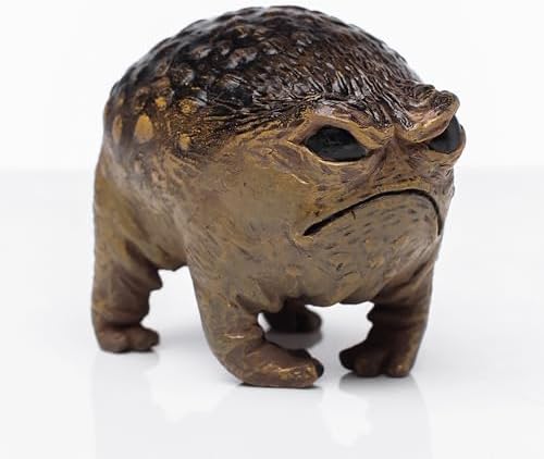 Grumpy Frog Toad Statue Outdoor Garden Decor