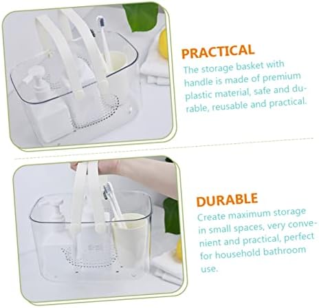 HOLIDYOYO Shower Basket with Handle Plastic Storage Organizer
