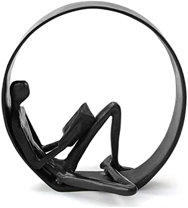 Hanyibao Reading Book Statue Decor Sculpture