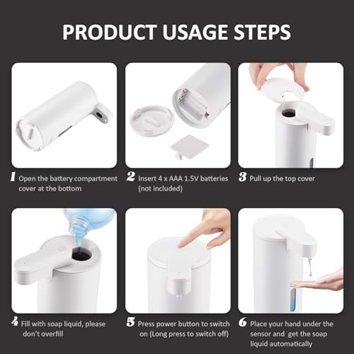 Automatic Touchless Soap Dispenser with 3 Levels Adjustable Volume 1