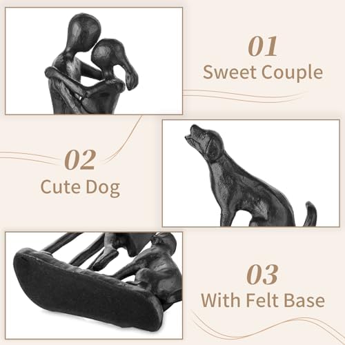 Sziqiqi 6th Anniversary Couple Love Sculpture