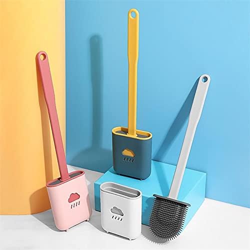 Toilet Brush Holder Set with Soft Bristles and TPR Material