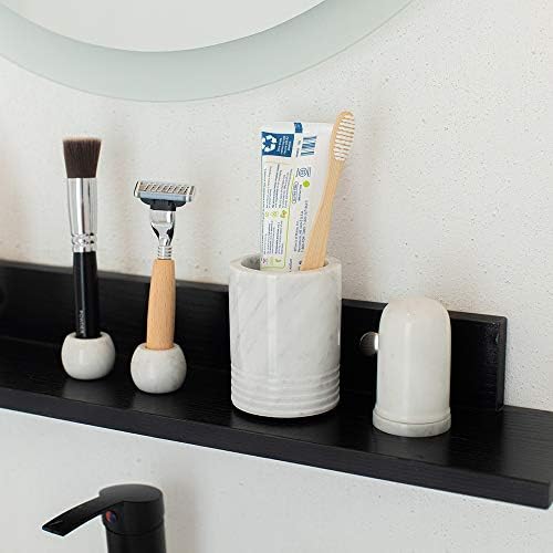 Natural Marble Tumbler Toothbrush Holder