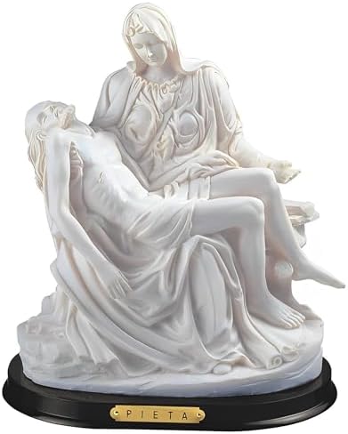 ICE ARMOR 10 Inch White La Pieta Statue Collectible Figurine