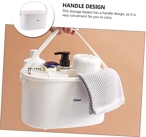 1Pc Portable Plastic Bathing Basket with Efficient Drain