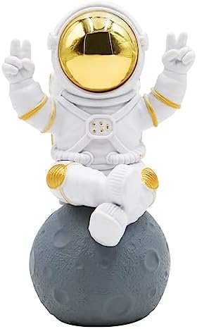 Oooct Astronaut Statue Decor - 29 Inch Resin Figurine