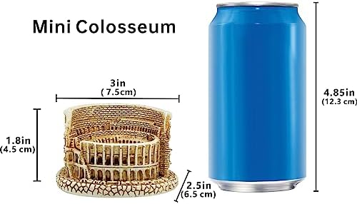 TRANSGOOD Roman Colosseum Resin Sculpture