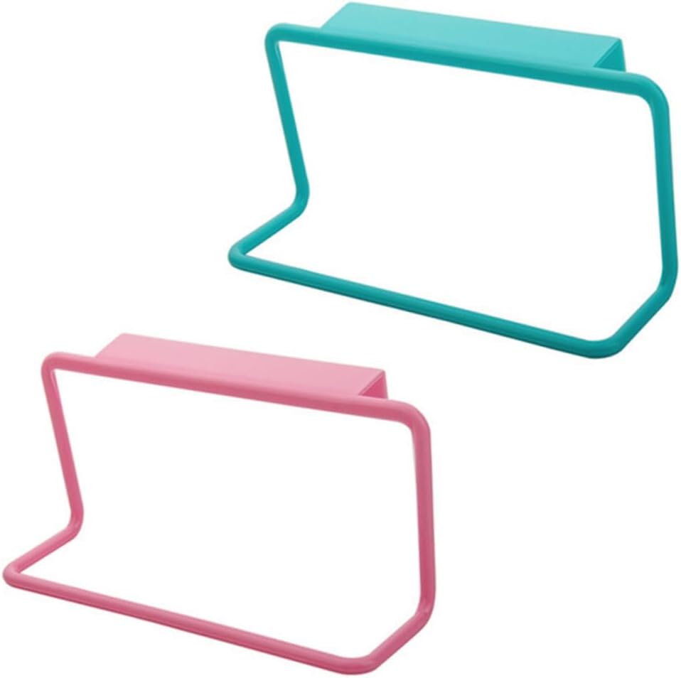 2Pcs Door Towel Rack Hanger for Kitchen Bathroom