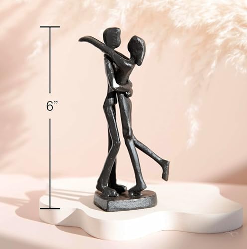 6th Anniversary Couple Iron Sculpture Romantic Gift for Her