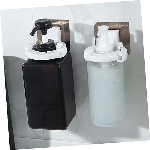 PRETYZOOM 3Pcs Wall Mounted Shower Gel Holder