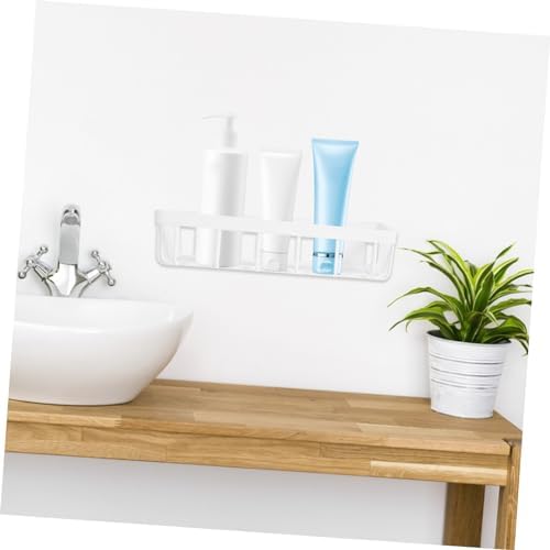 STOBAZA Extra Long Wall Mounted Bathroom Shelf Organizer