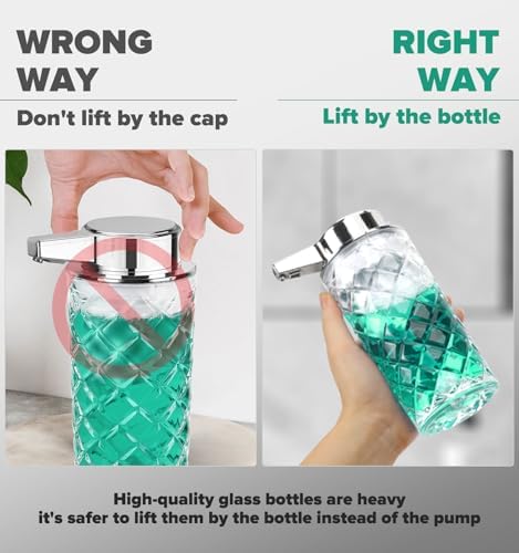 Blancel Automatic Soap Dispenser 11 OZ Glass Touchless