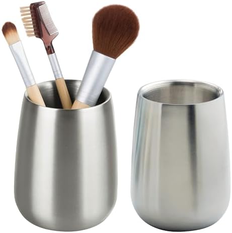 InterDesign iDesign Brushed Stainless Steel Tumbler Set of 2