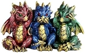 ICE ARMOR 55 W Dragon Statue Fantasy Decor Figurine