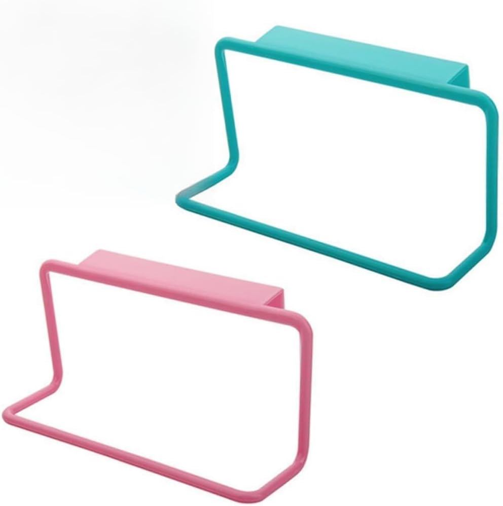 ULTECHNOVO 2pcs Door Towel Rack with Duster Cloth Hanger