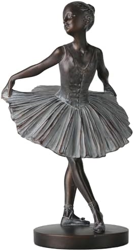 Grace4Joy Ballerina Figurine Resin Bronze Sculpture