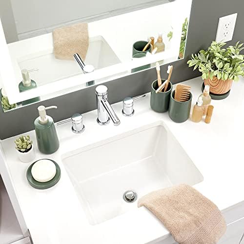 InterDesign iDesign Ceramic Earth Tumbler Cup - Moss