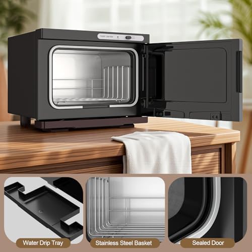 Utenzi Towel Warmer Cabinet 8L Hot Towel Heater for Spa and Salon
