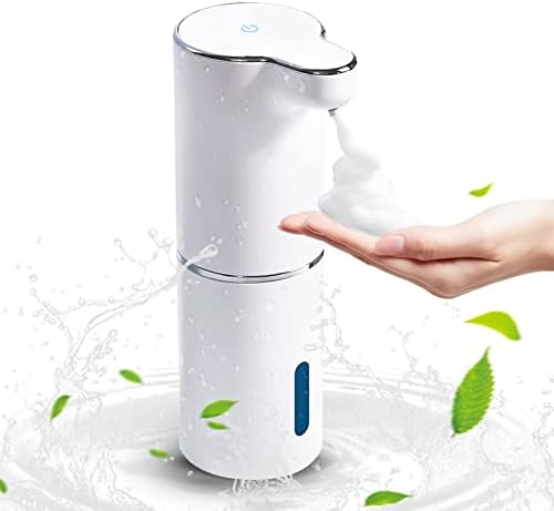 Touchless Foaming Soap Dispenser with Rechargeable USB Wall Mount White