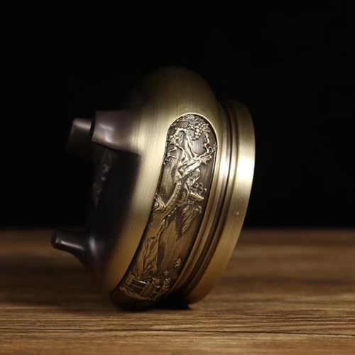 Julrybox Brass Incense Burner Zen Home Office Decor