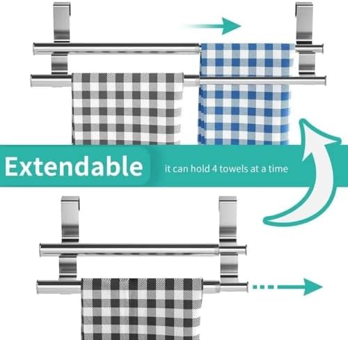 BAHELS Double Layer Towel Rack Organizer 1