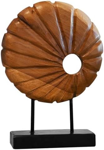 Teak Sculpture Home Dcor with Base 138x98x35