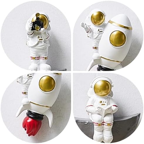 FJS Astronaut Wall Decor Set of 5 3D Space Art