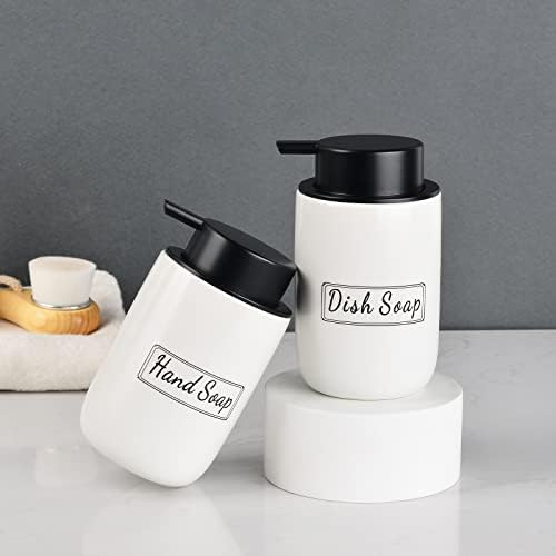 BosilunLife Ceramic Soap Dispenser Set - 2 Pack