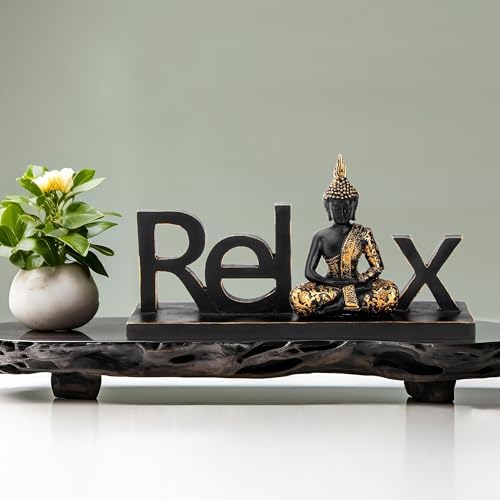 Smadeer Laughing Buddha Statue - Zen Decor for Home Meditation