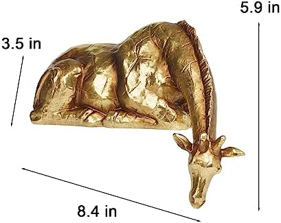 Braxio Golden Giraffe Home Decor Statue