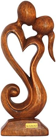 12 G6 Collection Wooden Abstract Sculpture - Eternal Love