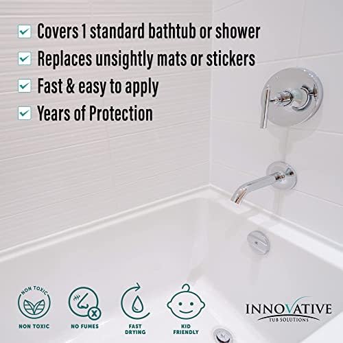 Tub Guard Anti Slip - Clear Non Slip Coating for Bathtubs Showers