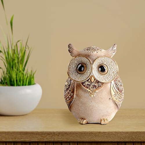 Smadeer Owl Statue Home Decor Sculpture