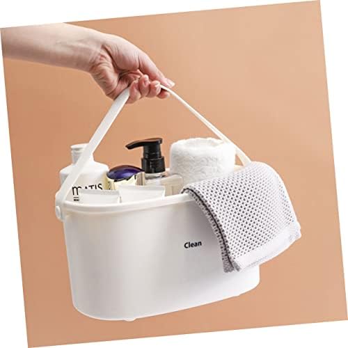 Ciieeo Portable Plastic Shower Basket with Handle 1