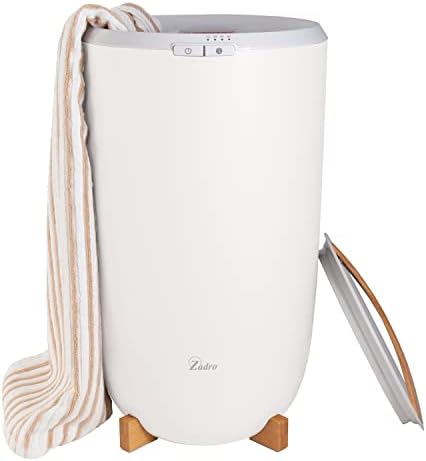 Zadro Large Towel Warmer Bucket Timer Electric Towel Heater for Bathroom Auto Shut Off