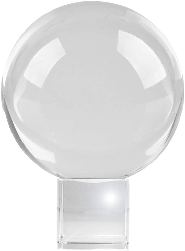 Amlong Crystal 325 Inch Clear Lensball for Photography Meditation
