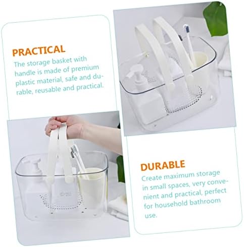 HOLIDYOYO Shower Basket with Handle Plastic Storage Organizer