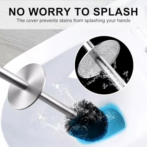 KGYXYXXC Toilet Brush Set with 304 Stainless Steel Handle
