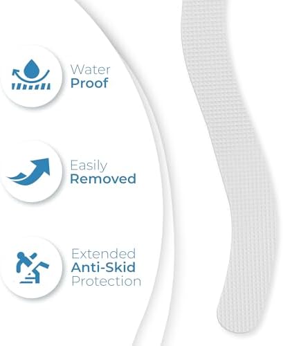 Clear Bloom Anti-Slip Shower Stickers 24 PCS