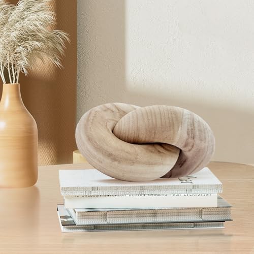 2 Link Decorative Wooden Chain - Boho Rustic Living Room Dcor