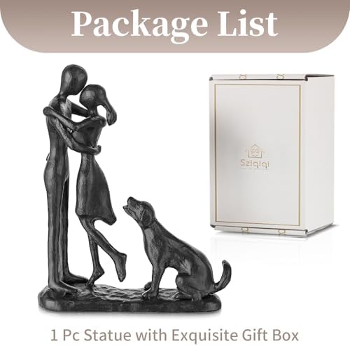 Sziqiqi 6th Anniversary Couple Love Sculpture