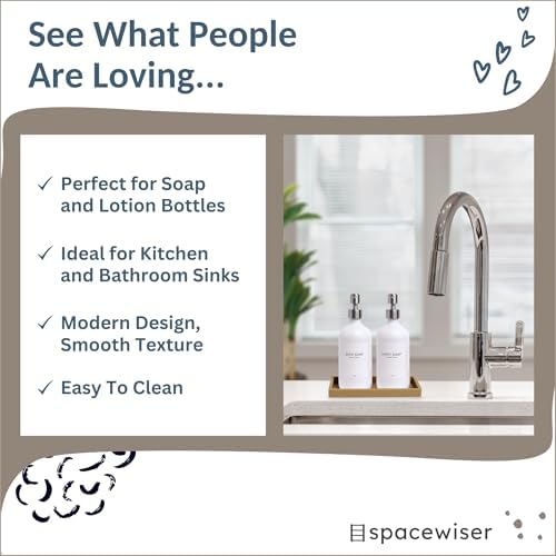 Spacewiser Countertop Vanity Tray - 77 Inch Silicone Holder
