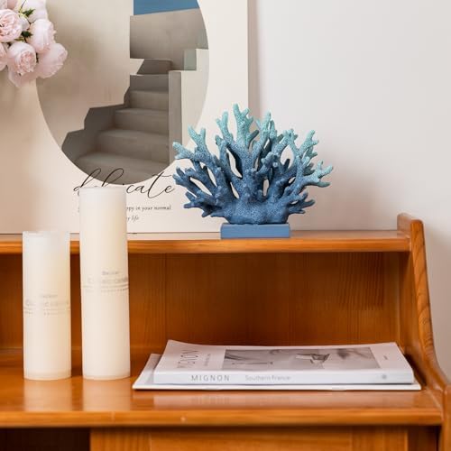 Elegondrar 58 H Blue Coral Decor Statue 1