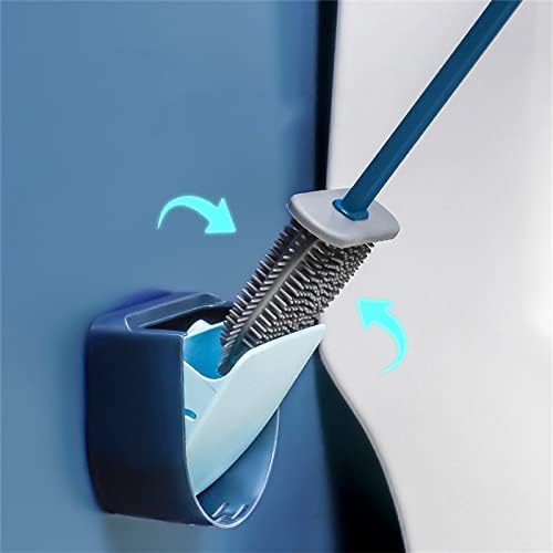 WC Accessories Brush Head No Dead Angle TPR Toilet Brush