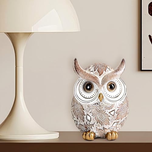Smadeer Adorable Owl Statue for Home Decor
