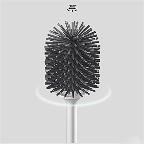 Eco-Friendly TPR Toilet Brush with Wall or Floor Mount