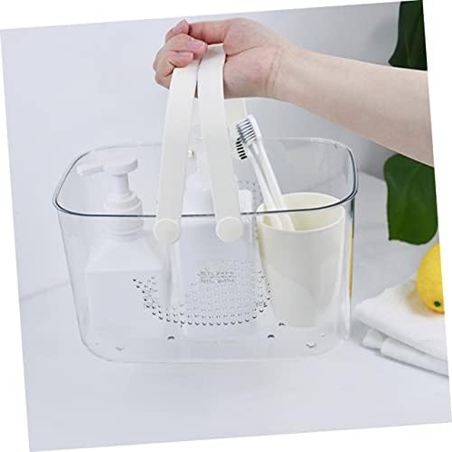 HEALLILY Portable Plastic Shower Basket with Handle